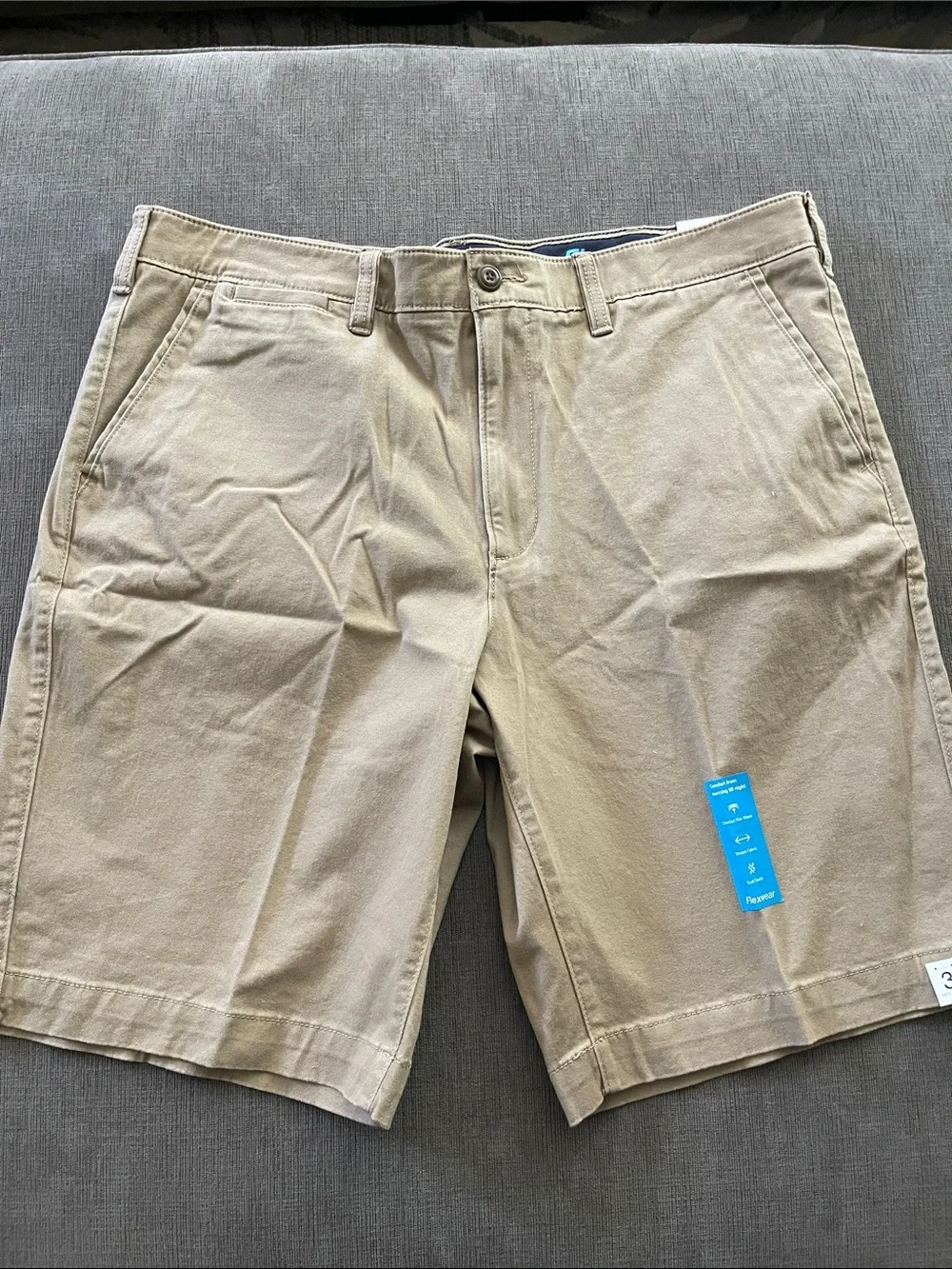 Sonoma Flexwear Khaki Chino Shorts Men's Size 38